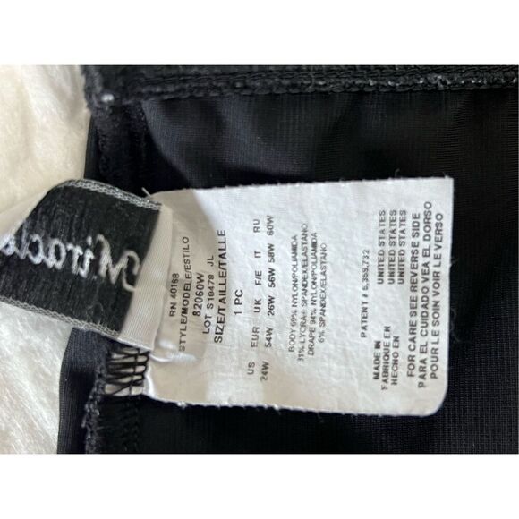 Miraclesuit Swimsuit Rialto One Piece Ruched Tummy Control Size 24 Black - Picture 7 of 11